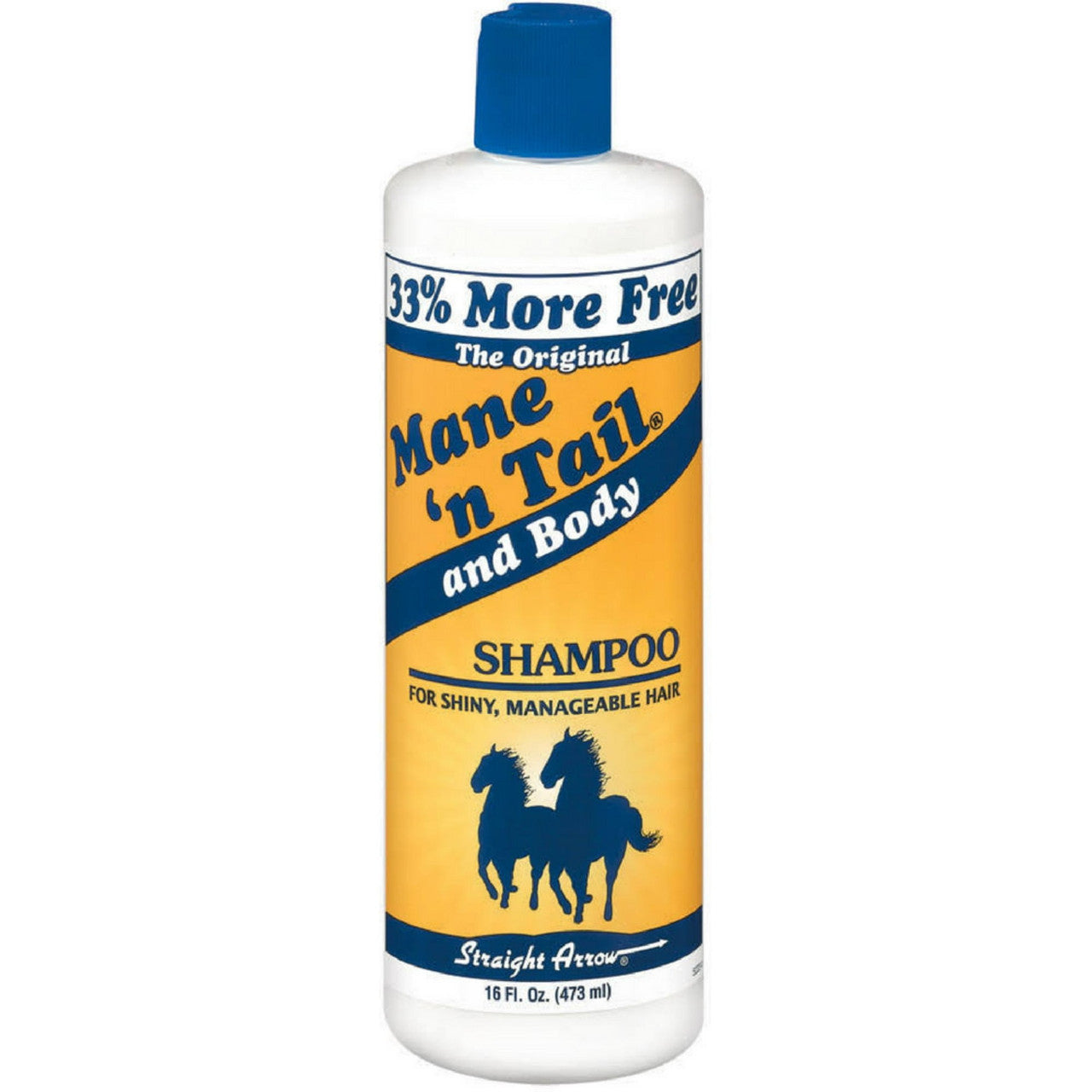 The Original Mane N Tail and Body Hair Shampoo by Straight Arrow for Unisex, 16 Oz